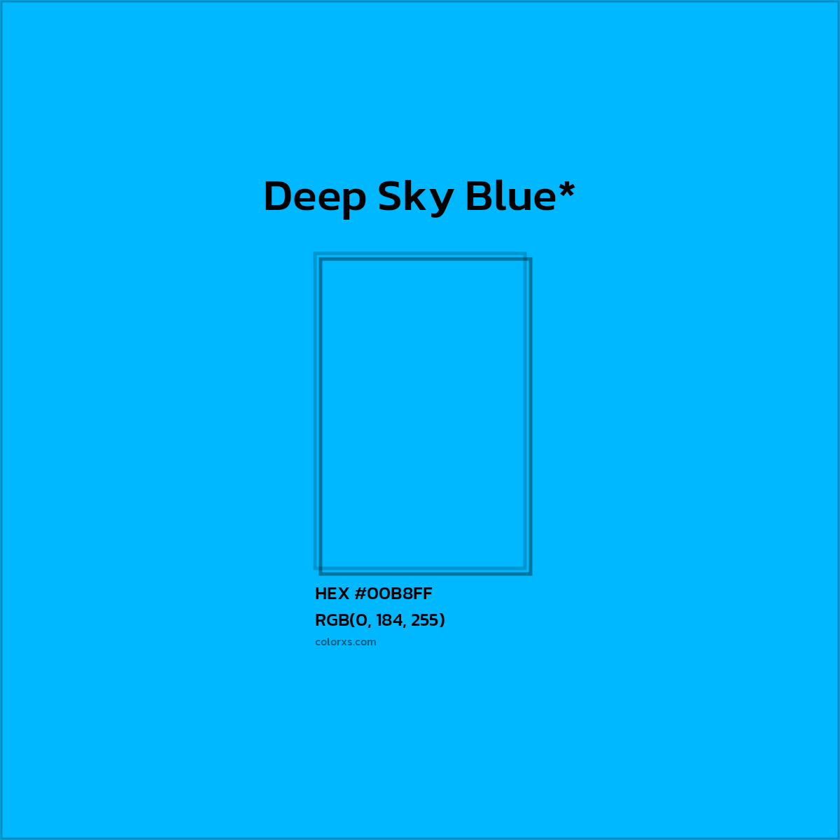 HEX #00B8FF Color Name, Color Code, Palettes, Similar Paints, Images