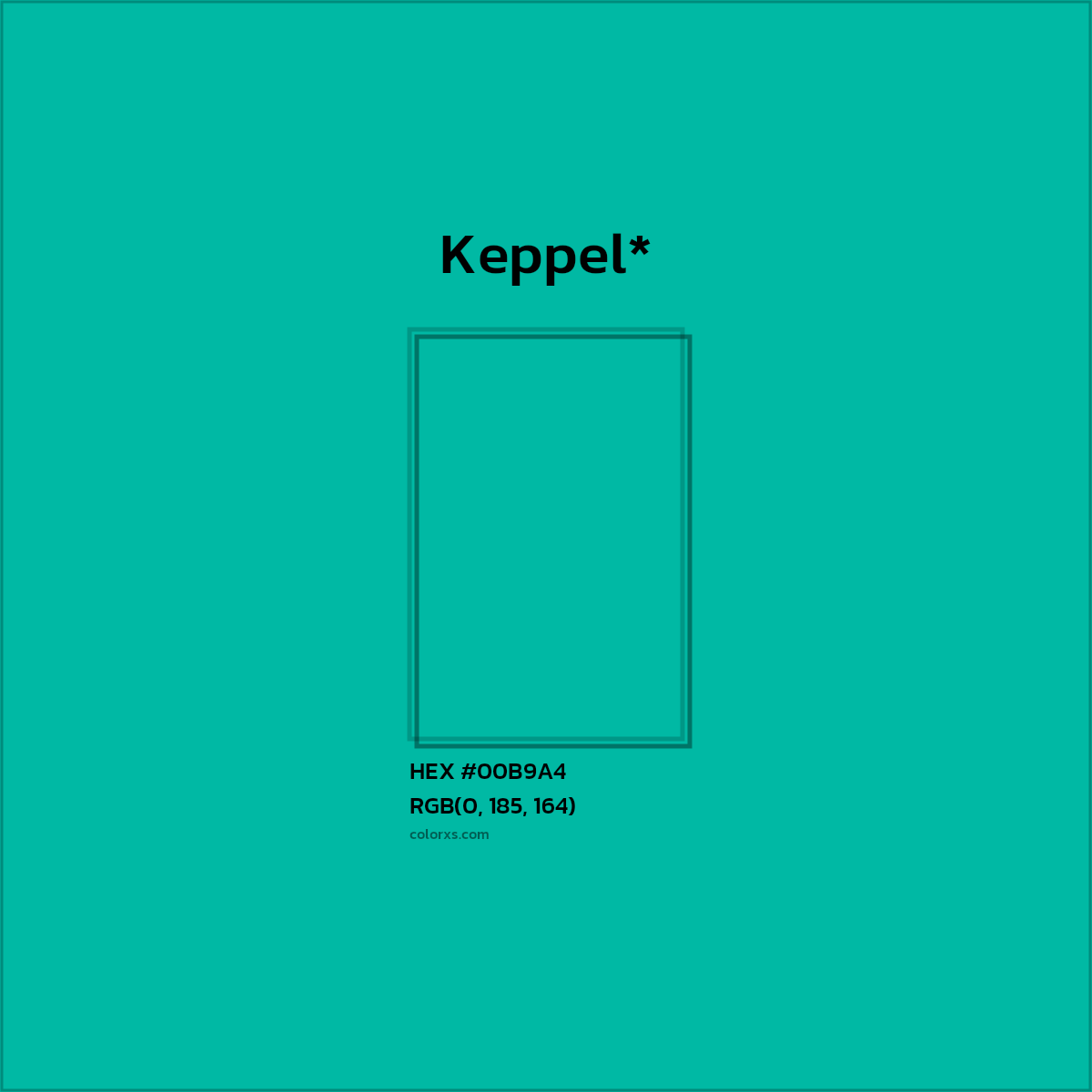 HEX #00B9A4 Color Name, Color Code, Palettes, Similar Paints, Images