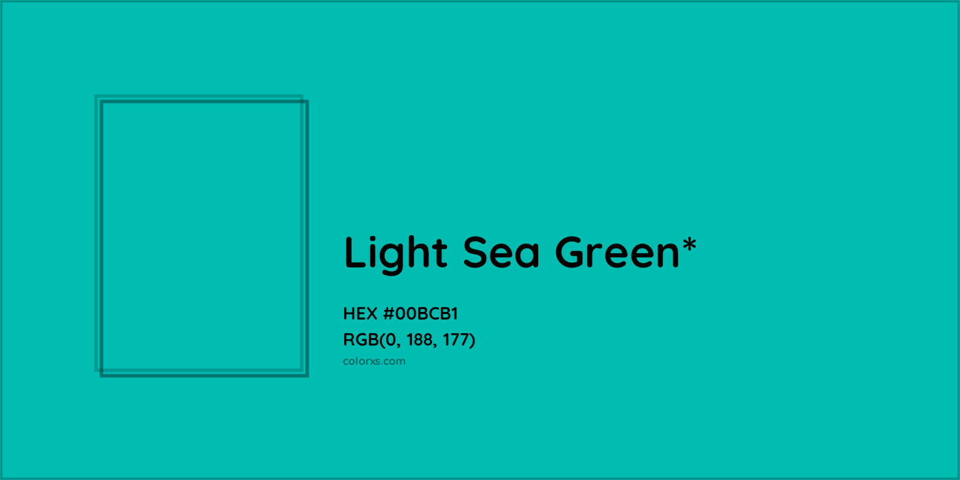 HEX #00BCB1 Color Name, Color Code, Palettes, Similar Paints, Images