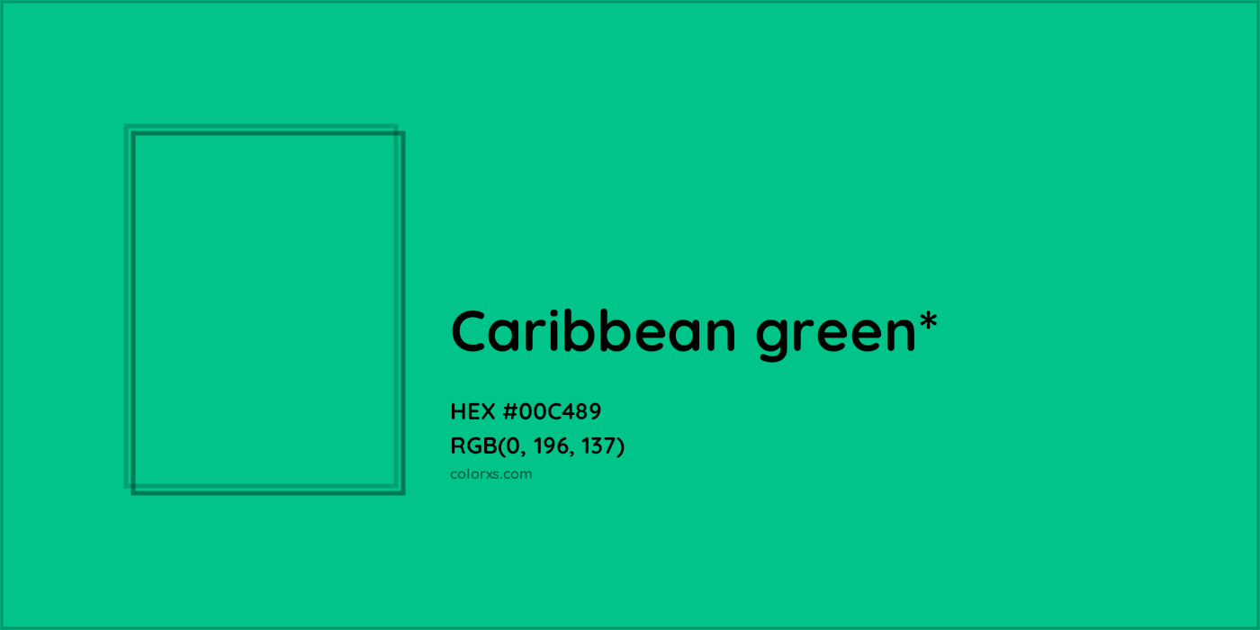 HEX #00C489 Color Name, Color Code, Palettes, Similar Paints, Images
