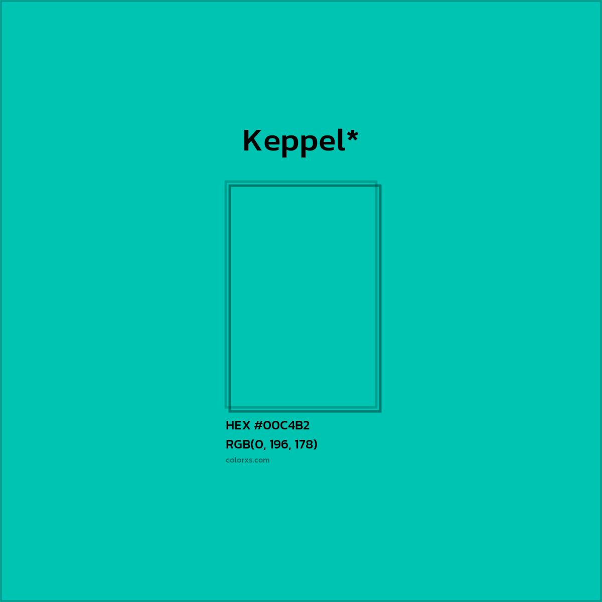 HEX #00C4B2 Color Name, Color Code, Palettes, Similar Paints, Images