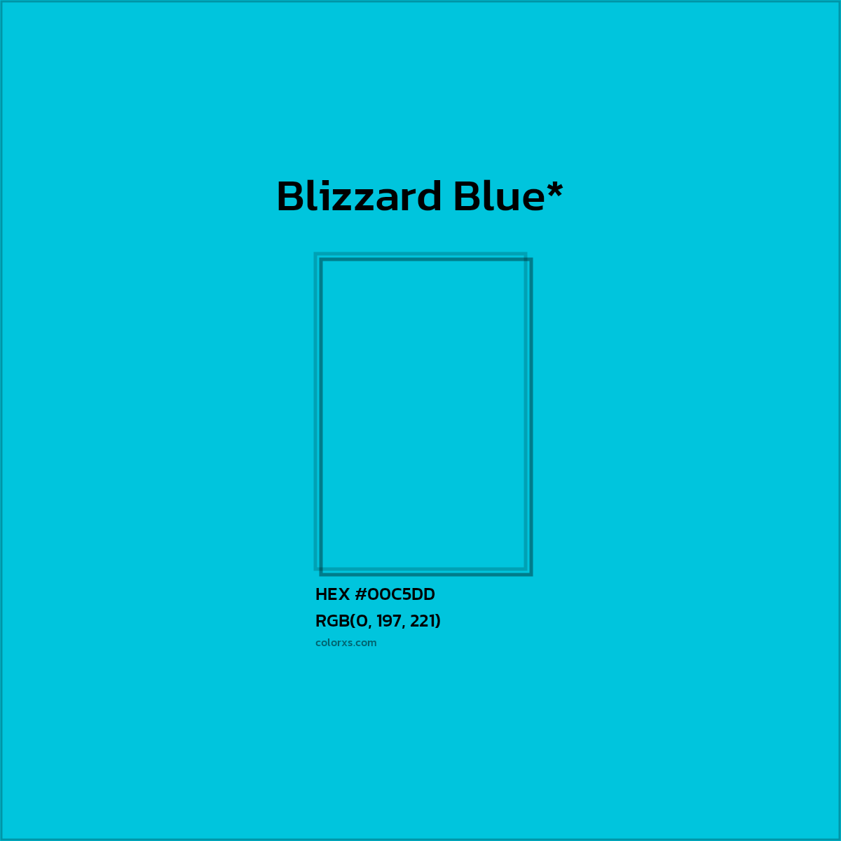 HEX #00C5DD Color Name, Color Code, Palettes, Similar Paints, Images