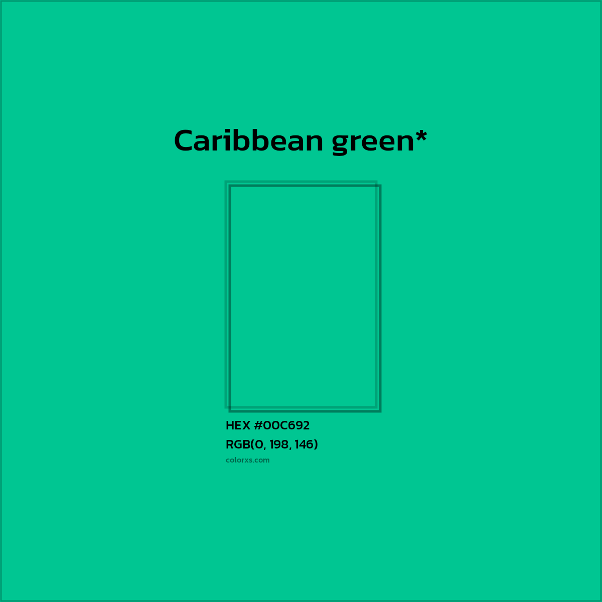 HEX #00C692 Color Name, Color Code, Palettes, Similar Paints, Images