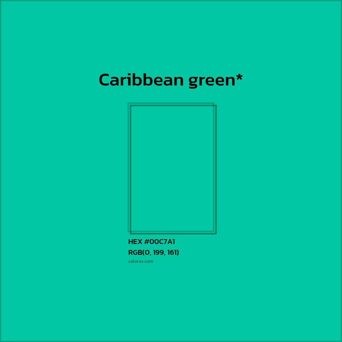HEX #00C7A1 Color Name, Color Code, Palettes, Similar Paints, Images