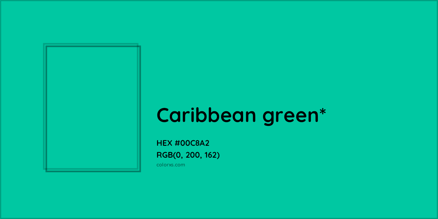 HEX #00C8A2 Color Name, Color Code, Palettes, Similar Paints, Images