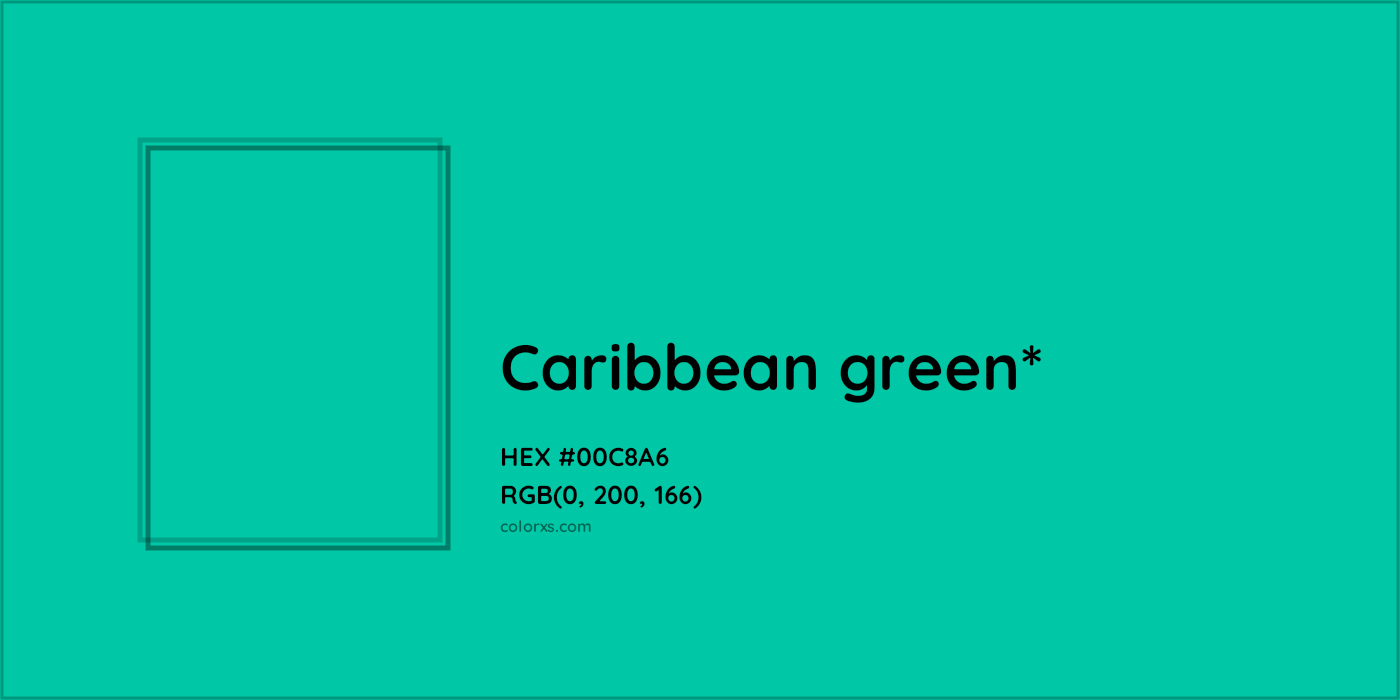 HEX #00C8A6 Color Name, Color Code, Palettes, Similar Paints, Images