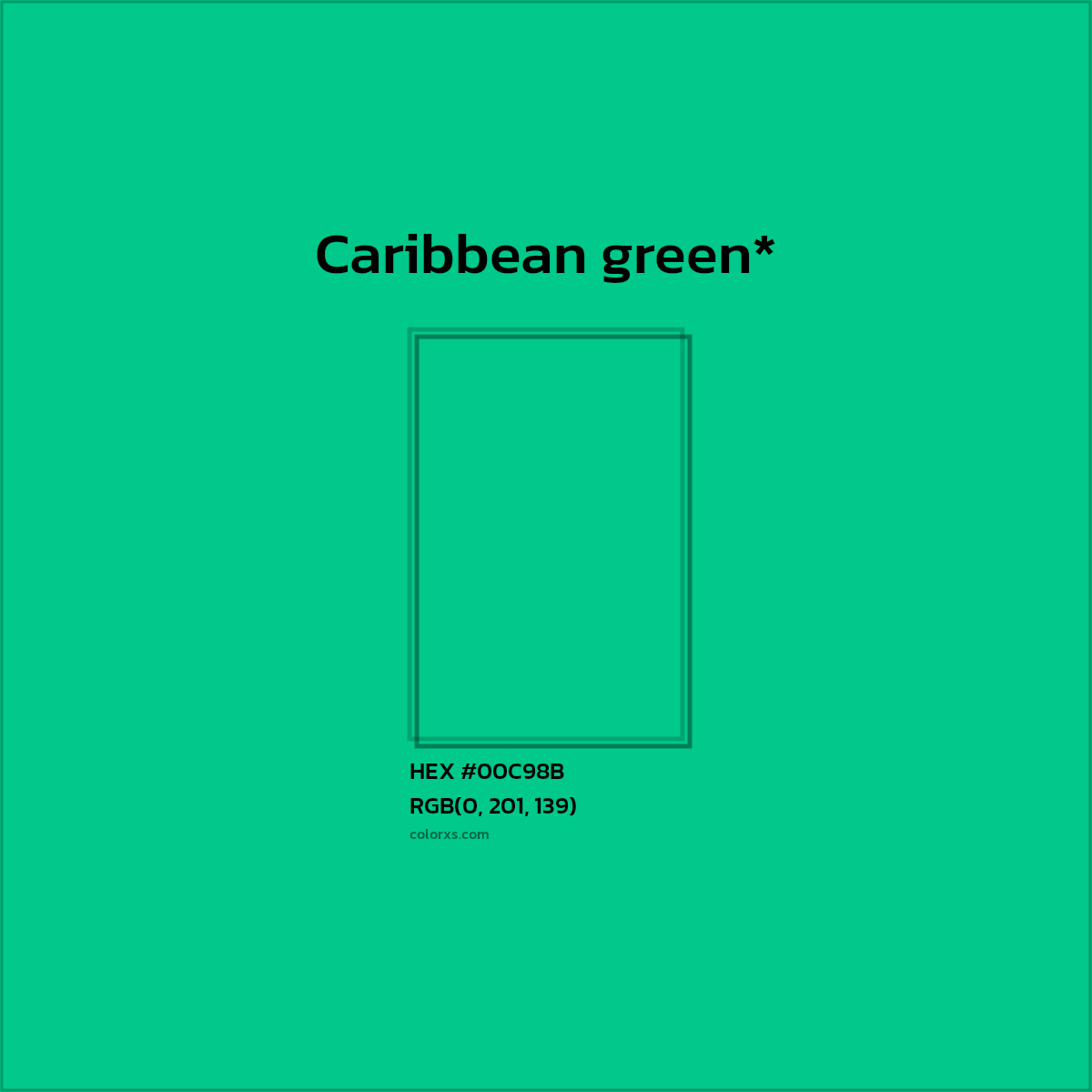 HEX #00C98B Color Name, Color Code, Palettes, Similar Paints, Images