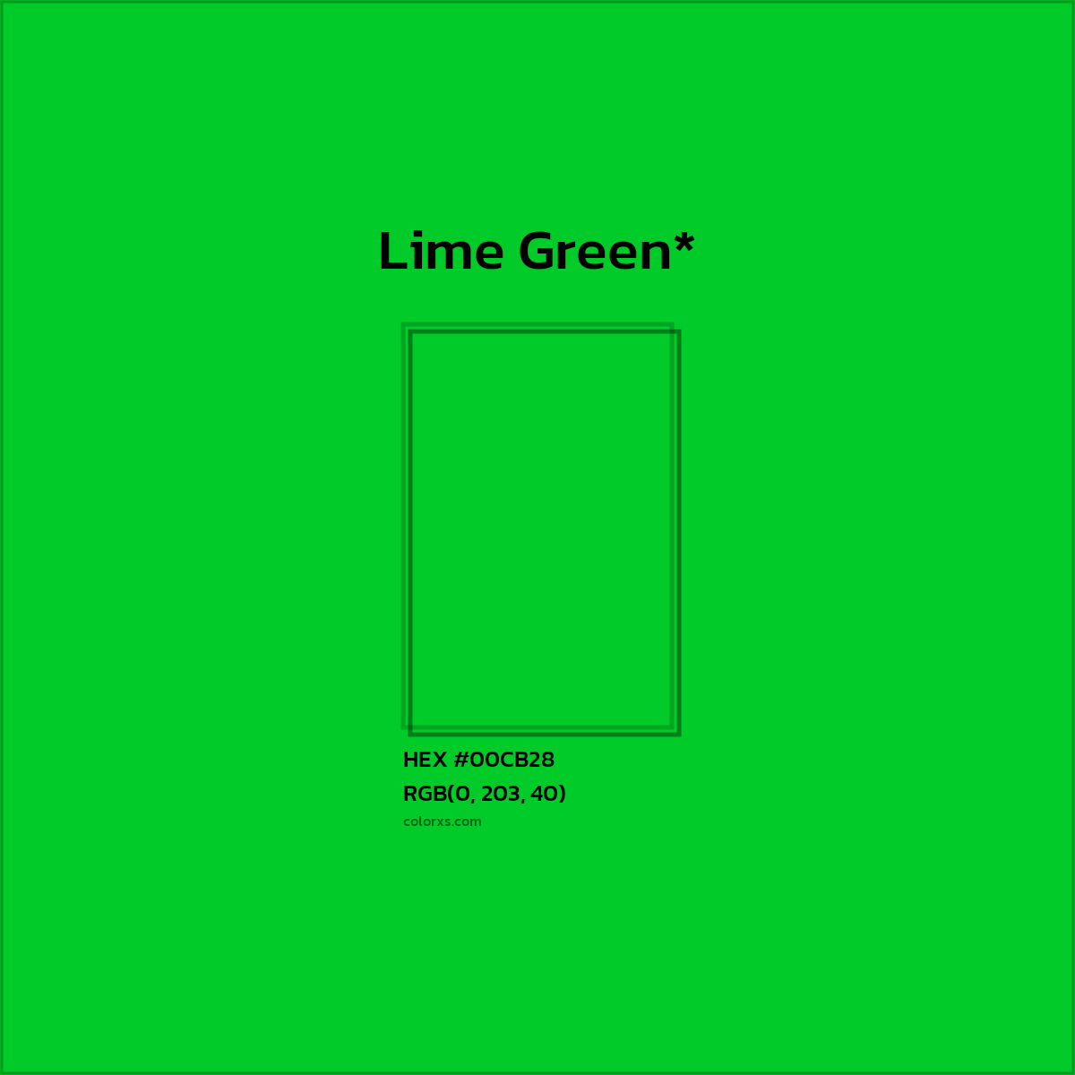 HEX #00CB28 Color Name, Color Code, Palettes, Similar Paints, Images