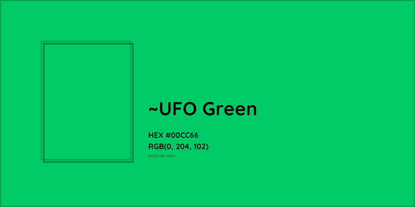 HEX #00CC66 Color Name, Color Code, Palettes, Similar Paints, Images