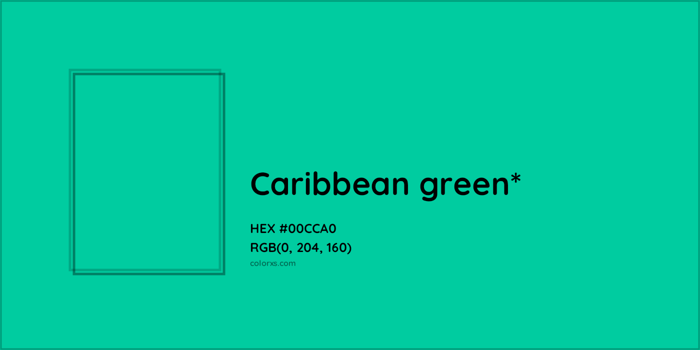 HEX #00CCA0 Color Name, Color Code, Palettes, Similar Paints, Images