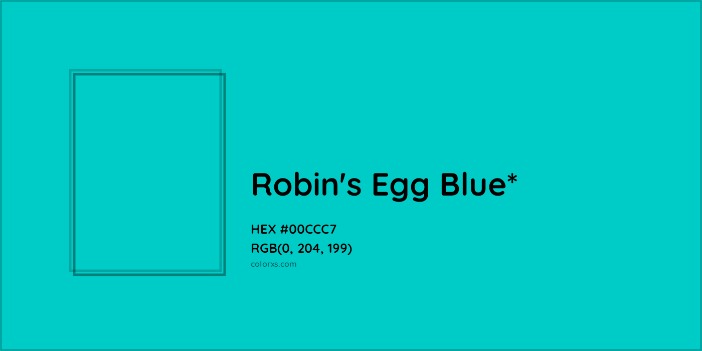 HEX #00CCC7 Color Name, Color Code, Palettes, Similar Paints, Images