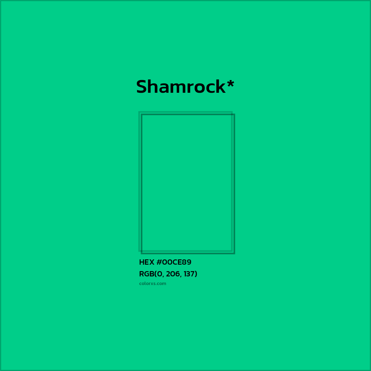 HEX #00CE89 Color Name, Color Code, Palettes, Similar Paints, Images