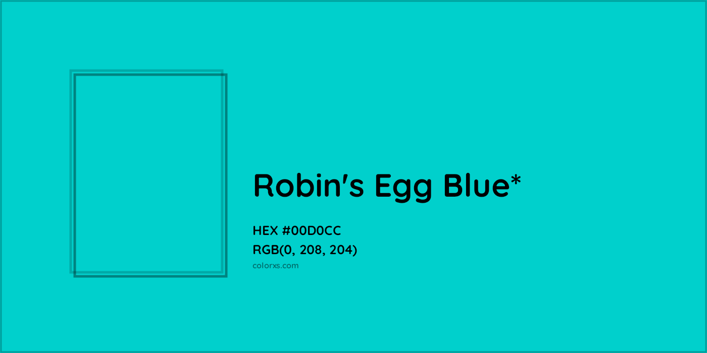 HEX #00D0CC Color Name, Color Code, Palettes, Similar Paints, Images