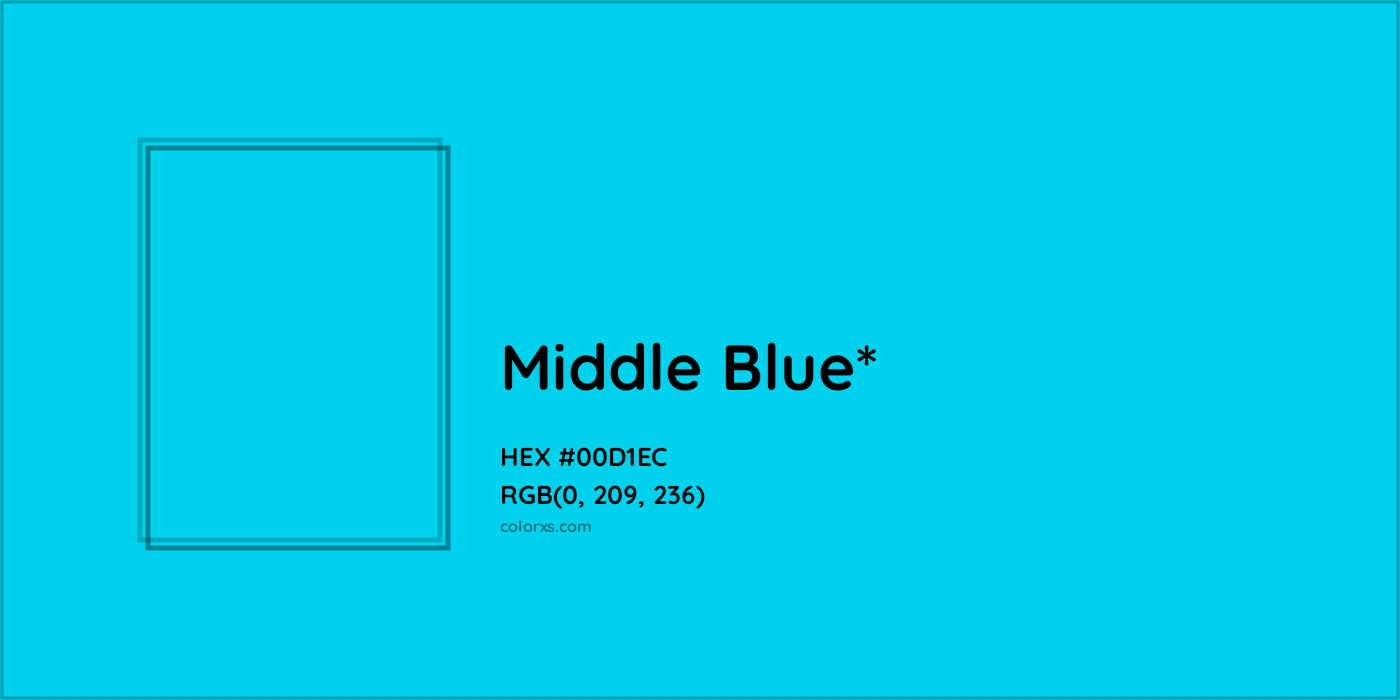 HEX #00D1EC Color Name, Color Code, Palettes, Similar Paints, Images