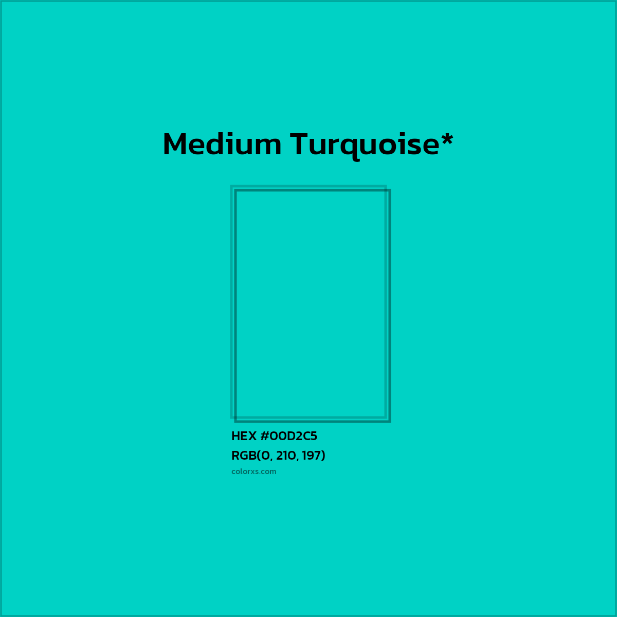 HEX #00D2C5 Color Name, Color Code, Palettes, Similar Paints, Images