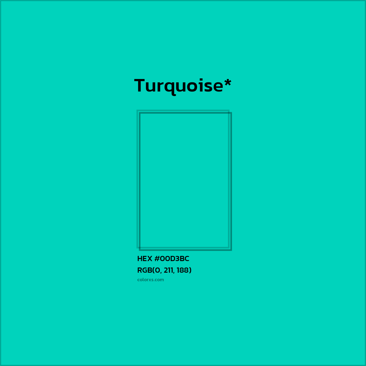 HEX #00D3BC Color Name, Color Code, Palettes, Similar Paints, Images