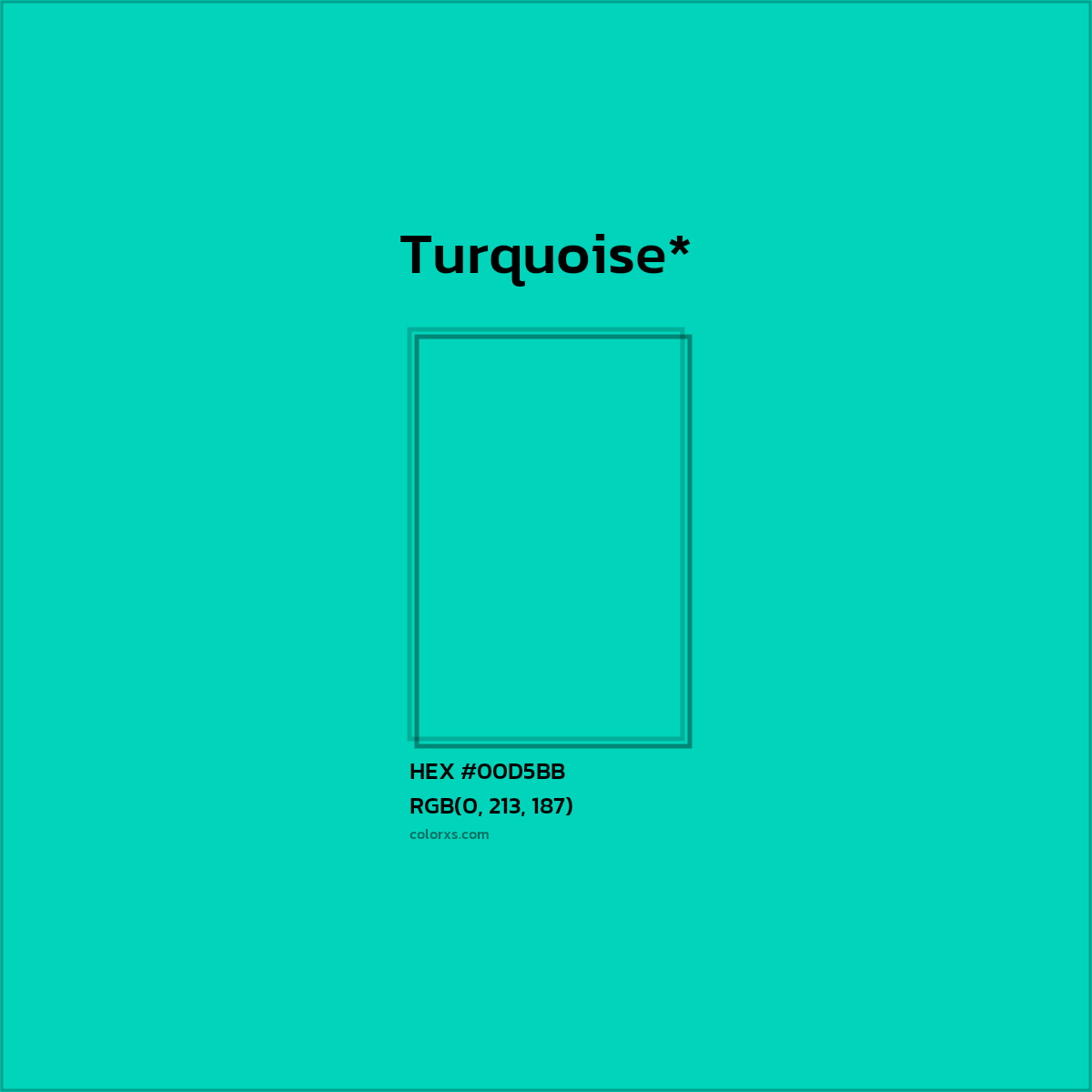 HEX #00D5BB Color Name, Color Code, Palettes, Similar Paints, Images