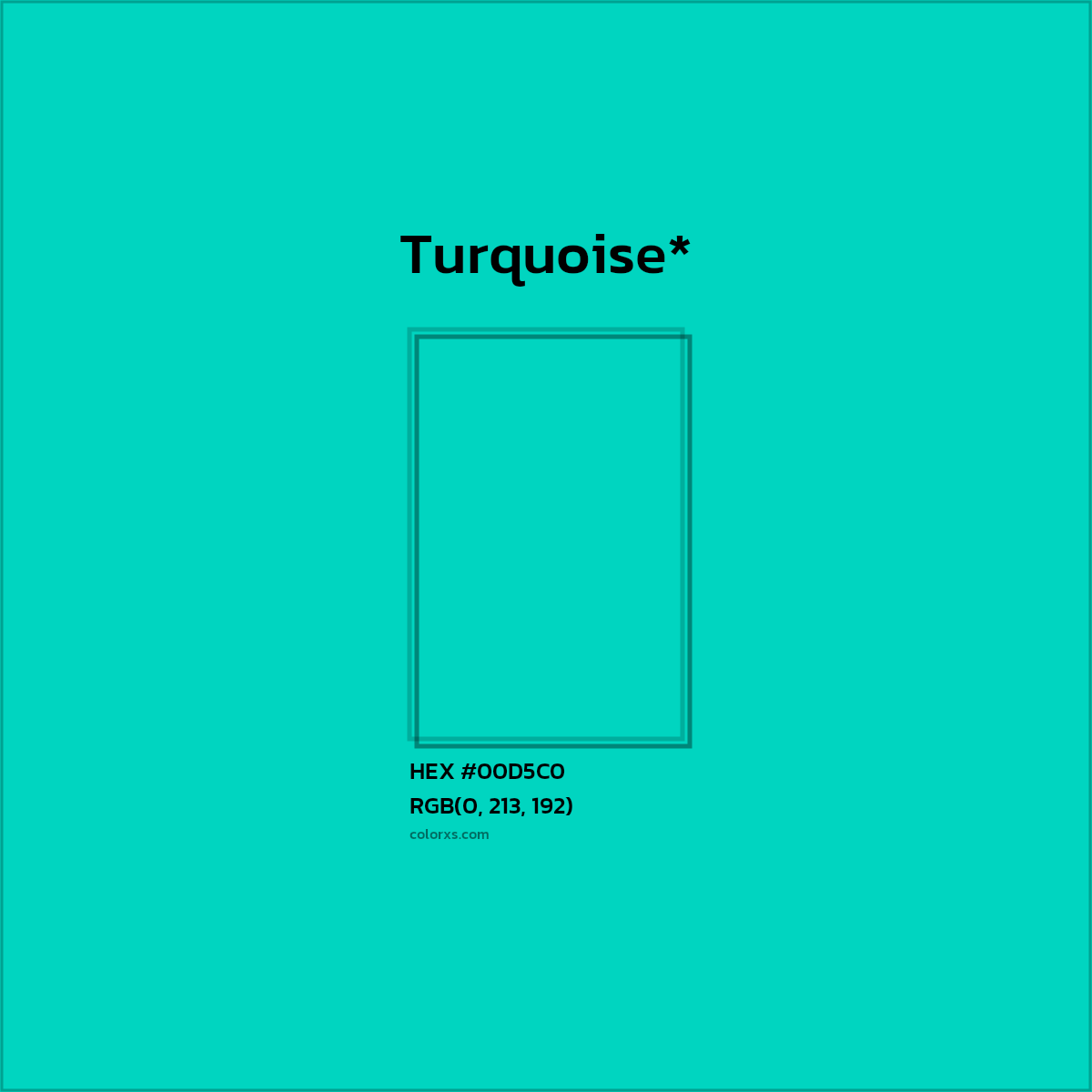 HEX #00D5C0 Color Name, Color Code, Palettes, Similar Paints, Images