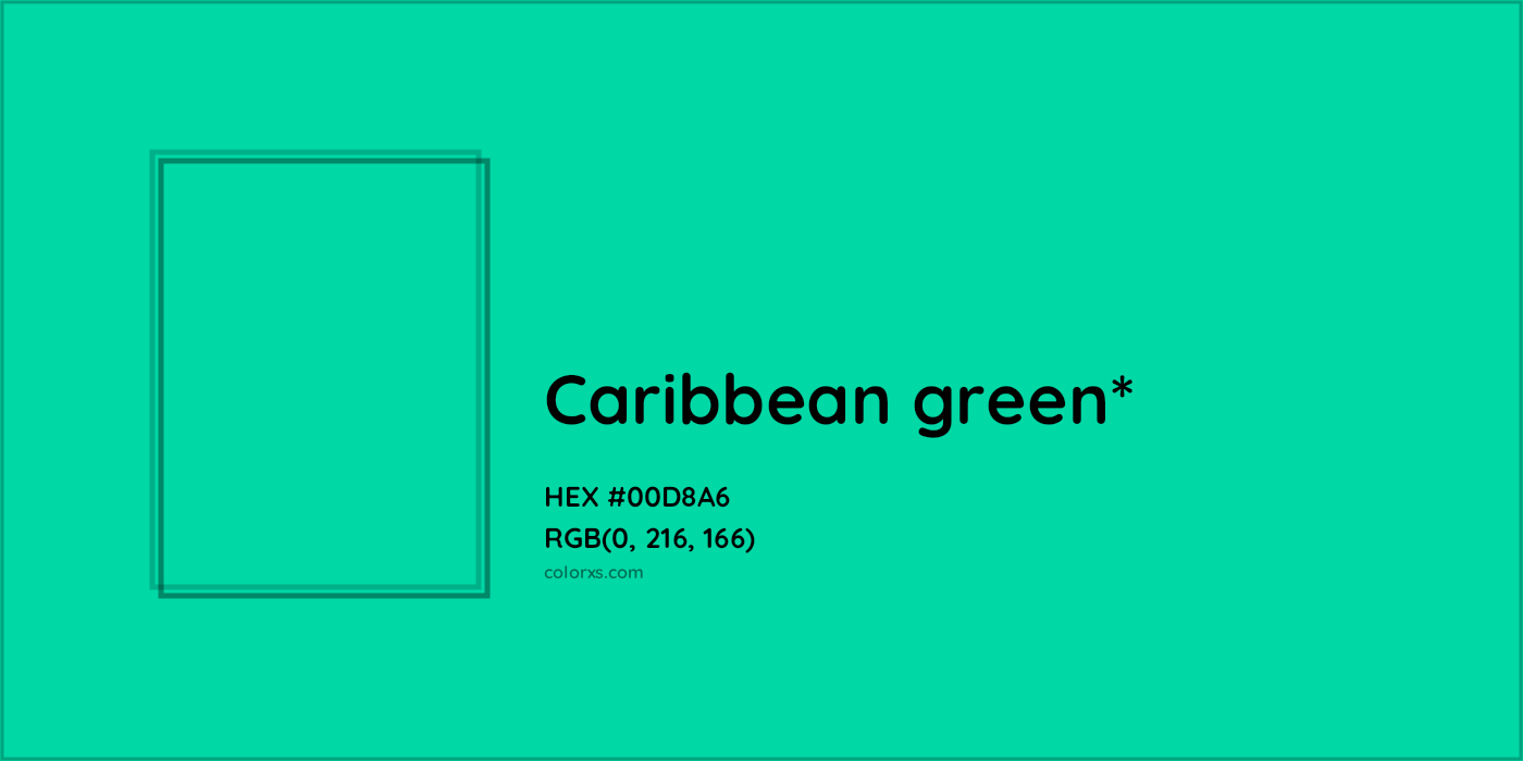 HEX #00D8A6 Color Name, Color Code, Palettes, Similar Paints, Images