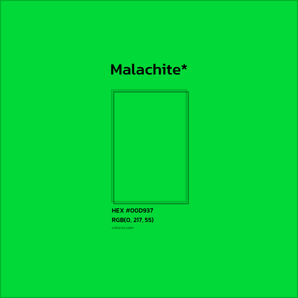 HEX #00D937 Color Name, Color Code, Palettes, Similar Paints, Images