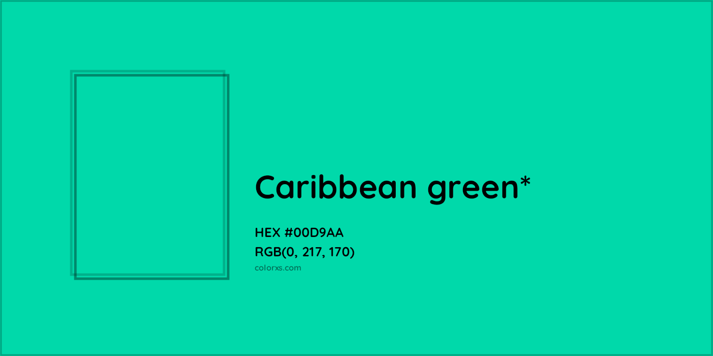 HEX #00D9AA Color Name, Color Code, Palettes, Similar Paints, Images