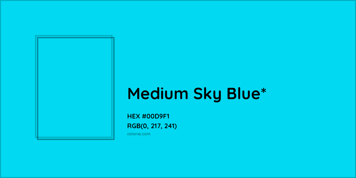 HEX #00D9F1 Color Name, Color Code, Palettes, Similar Paints, Images