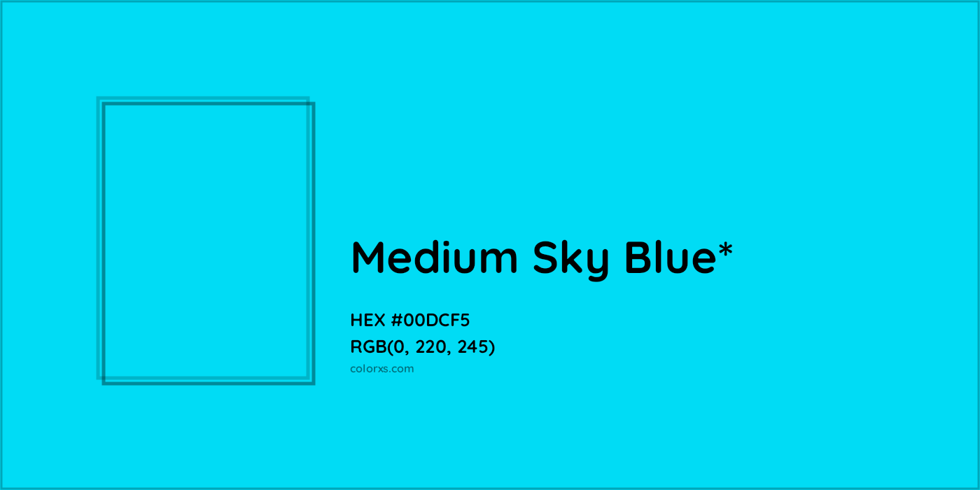 HEX #00DCF5 Color Name, Color Code, Palettes, Similar Paints, Images