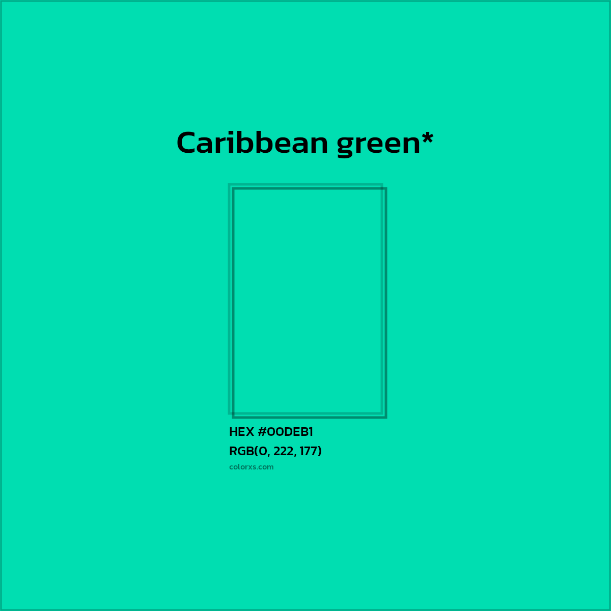 HEX #00DEB1 Color Name, Color Code, Palettes, Similar Paints, Images