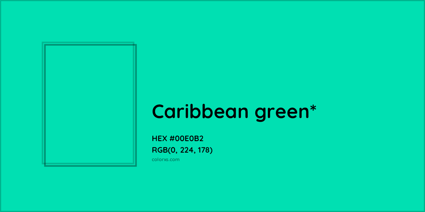 HEX #00E0B2 Color Name, Color Code, Palettes, Similar Paints, Images