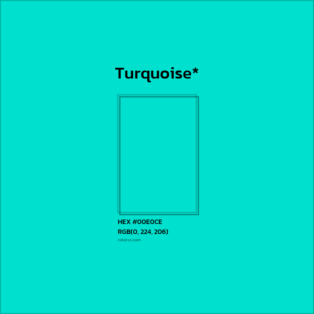 HEX #00E0CE Color Name, Color Code, Palettes, Similar Paints, Images