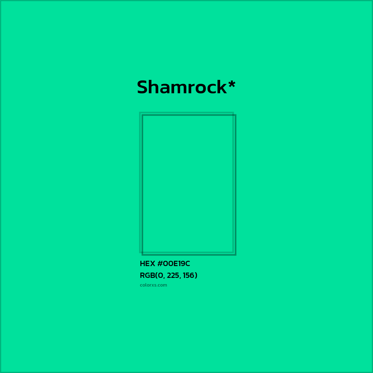 HEX #00E19C Color Name, Color Code, Palettes, Similar Paints, Images