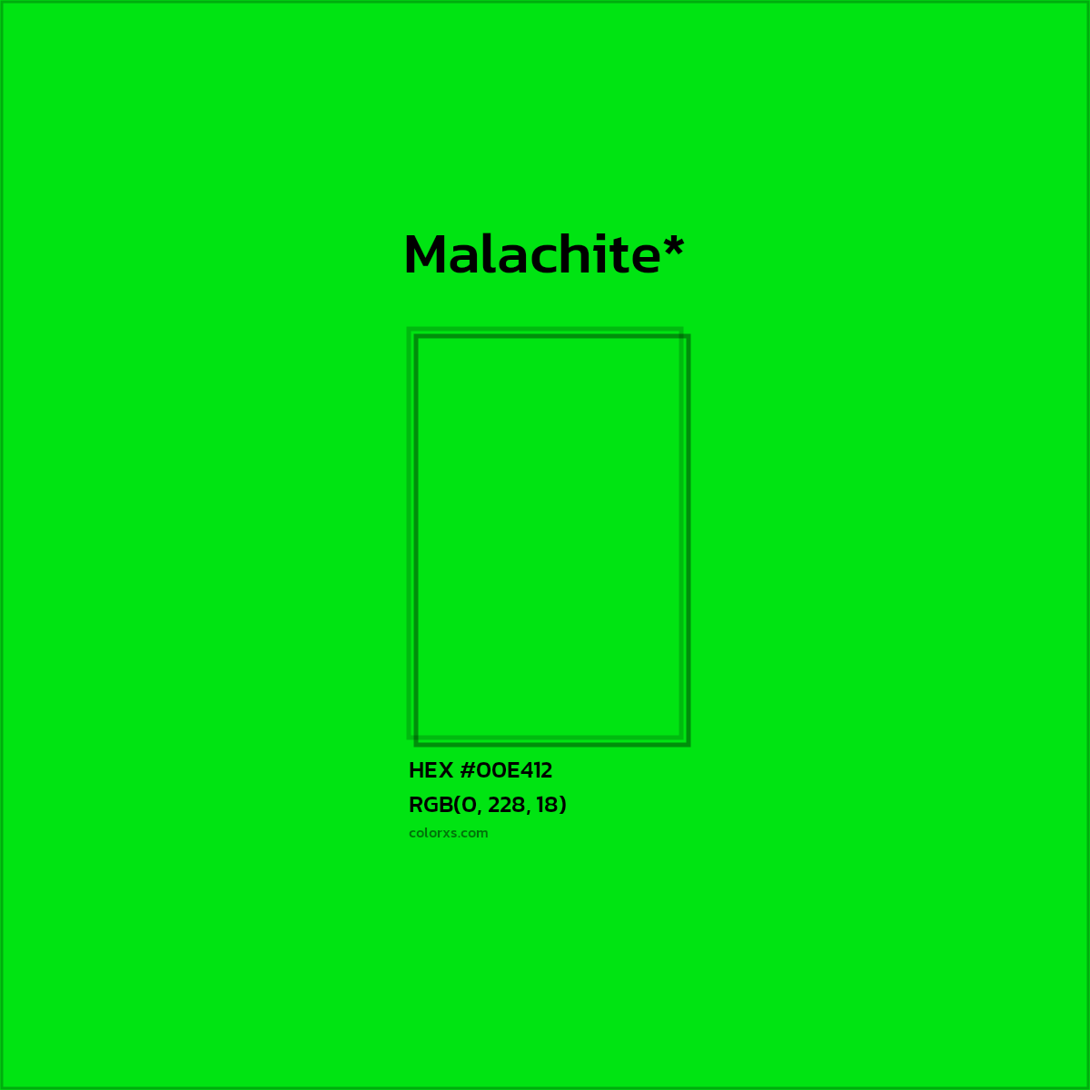 HEX #00E412 Color Name, Color Code, Palettes, Similar Paints, Images