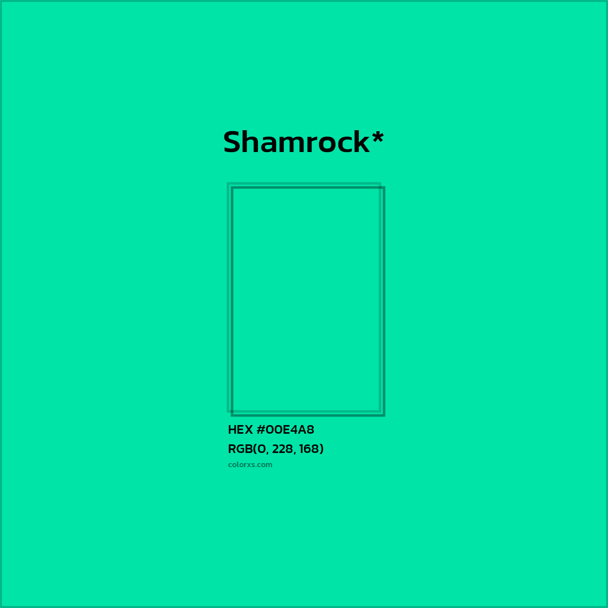 HEX #00E4A8 Color Name, Color Code, Palettes, Similar Paints, Images