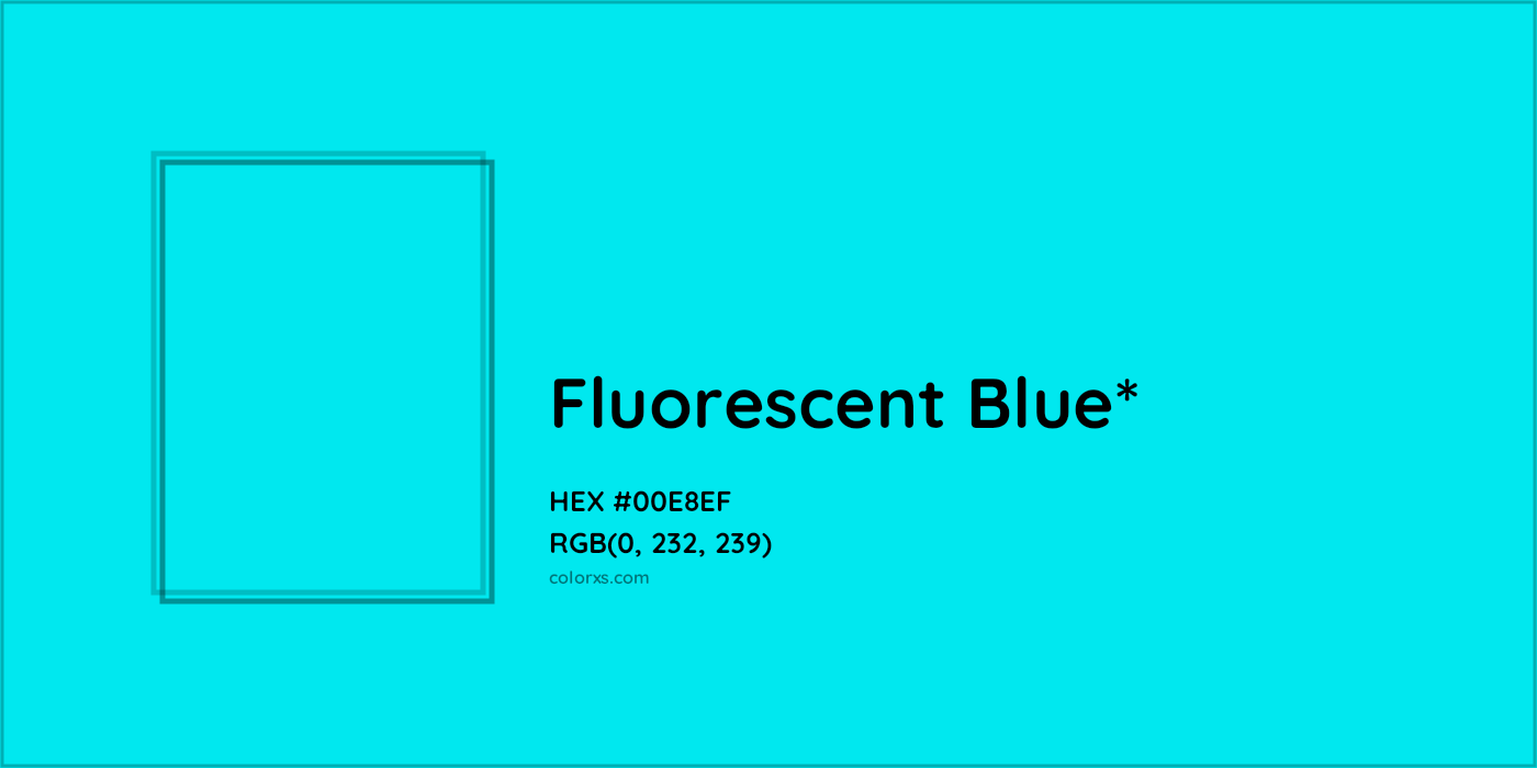 HEX #00E8EF Color Name, Color Code, Palettes, Similar Paints, Images