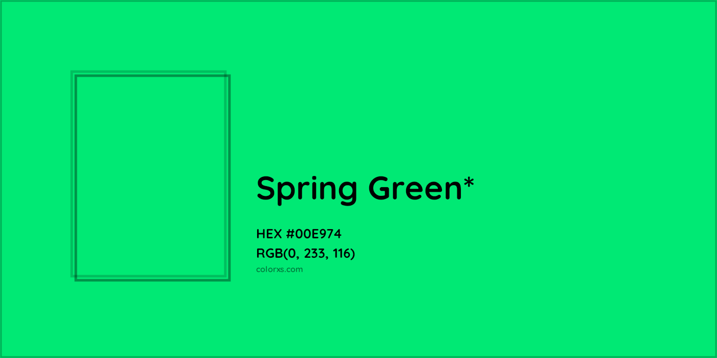 HEX #00E974 Color Name, Color Code, Palettes, Similar Paints, Images