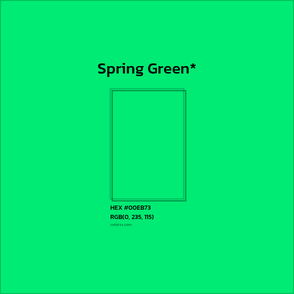 HEX #00EB73 Color Name, Color Code, Palettes, Similar Paints, Images