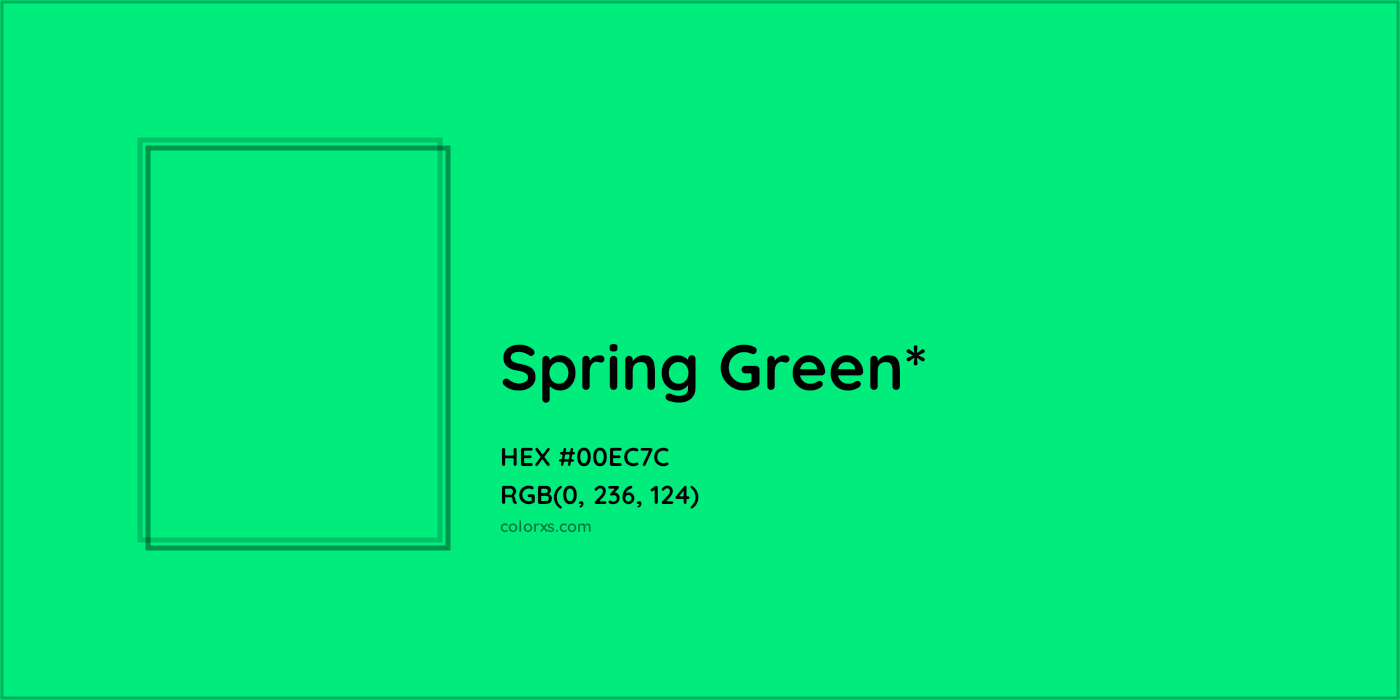 HEX #00EC7C Color Name, Color Code, Palettes, Similar Paints, Images
