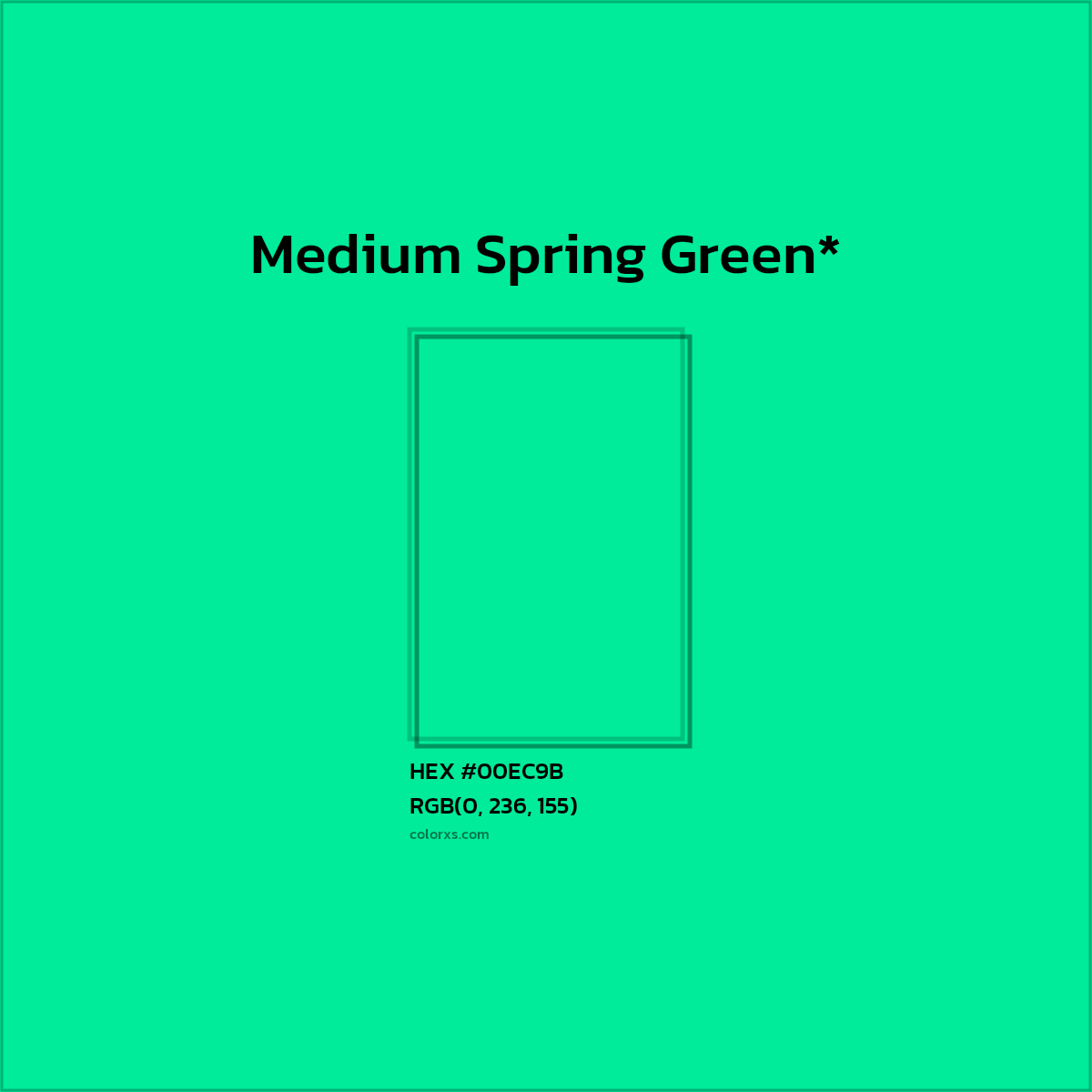 HEX #00EC9B Color Name, Color Code, Palettes, Similar Paints, Images