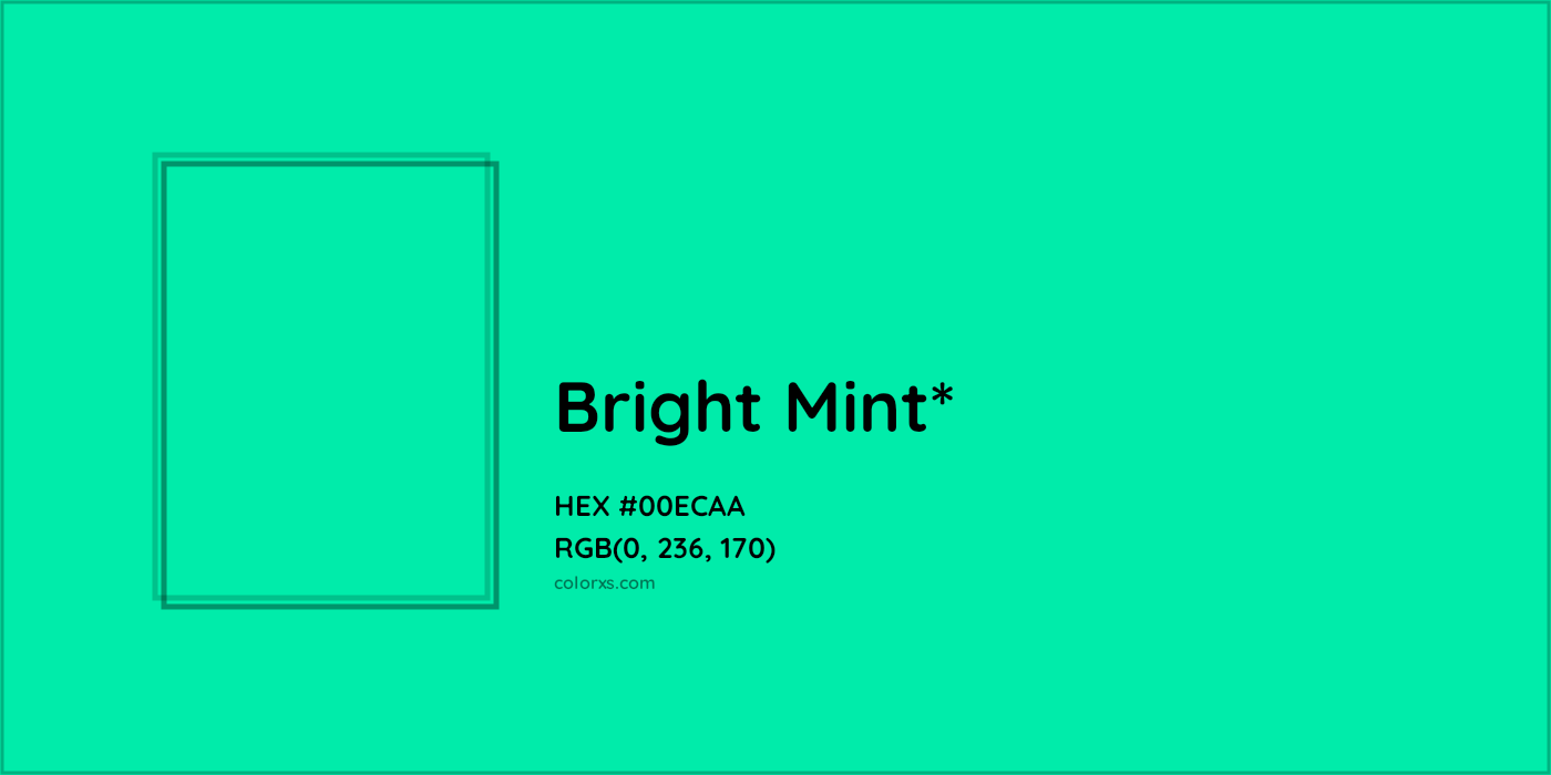HEX #00ECAA Color Name, Color Code, Palettes, Similar Paints, Images