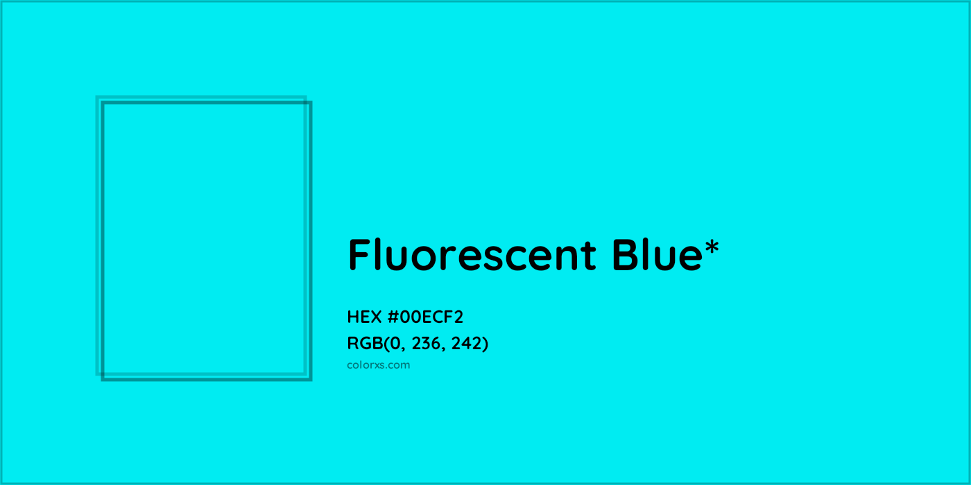 HEX #00ECF2 Color Name, Color Code, Palettes, Similar Paints, Images
