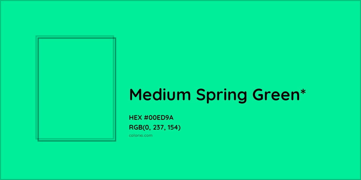 HEX #00ED9A Color Name, Color Code, Palettes, Similar Paints, Images