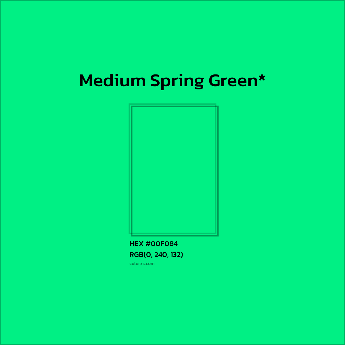 HEX #00F084 Color Name, Color Code, Palettes, Similar Paints, Images