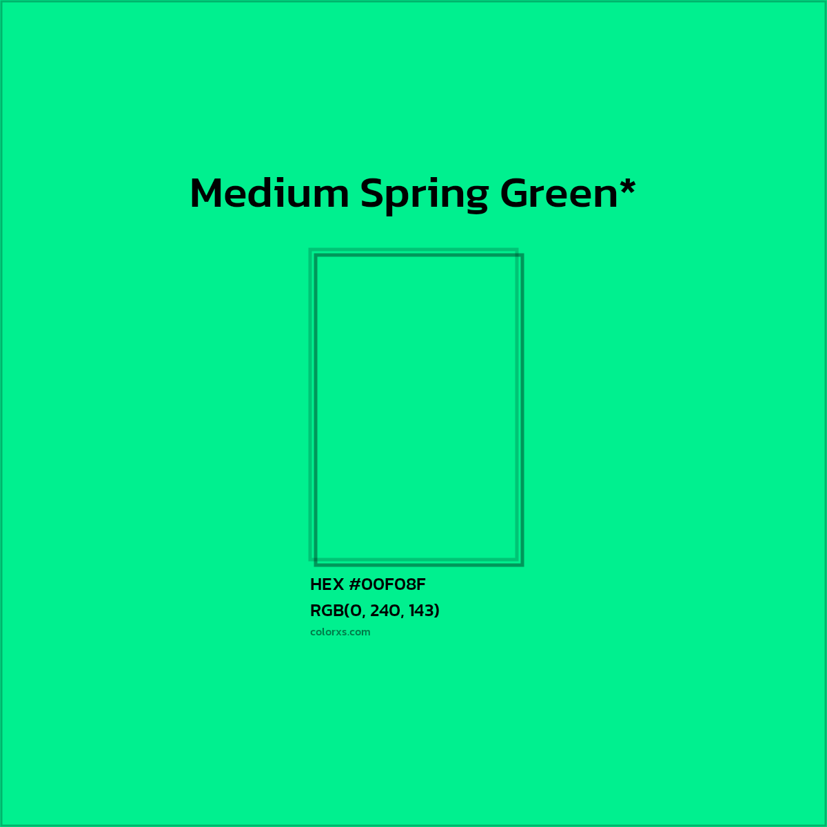 HEX #00F08F Color Name, Color Code, Palettes, Similar Paints, Images