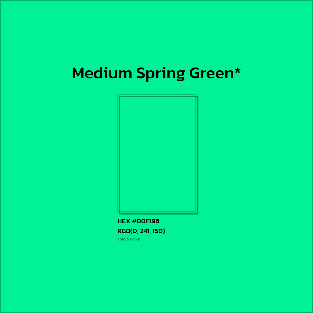 HEX #00F196 Color Name, Color Code, Palettes, Similar Paints, Images