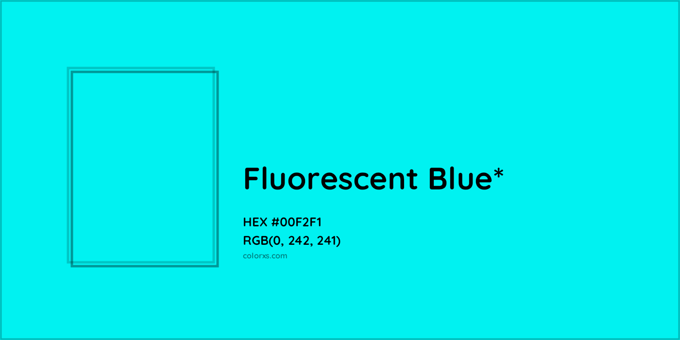 HEX #00F2F1 Color Name, Color Code, Palettes, Similar Paints, Images