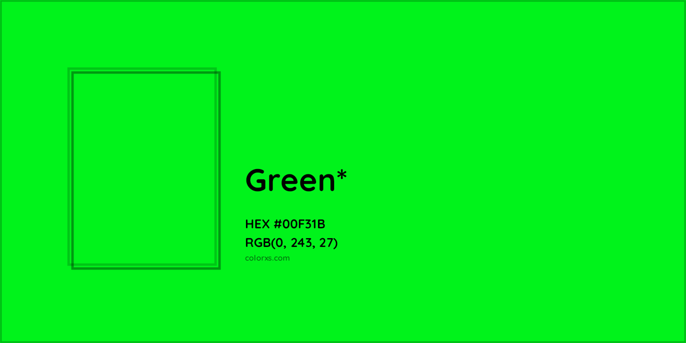 HEX #00F31B Color Name, Color Code, Palettes, Similar Paints, Images