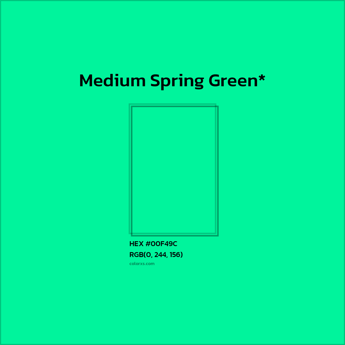 HEX #00F49C Color Name, Color Code, Palettes, Similar Paints, Images