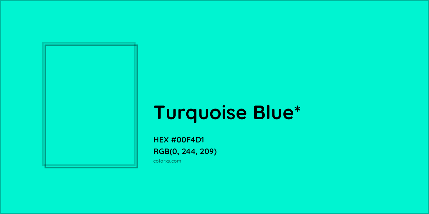 HEX #00F4D1 Color Name, Color Code, Palettes, Similar Paints, Images