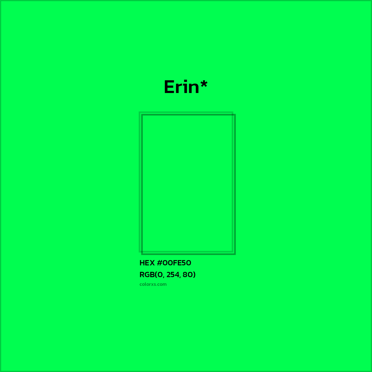 HEX #00FE50 Color Name, Color Code, Palettes, Similar Paints, Images