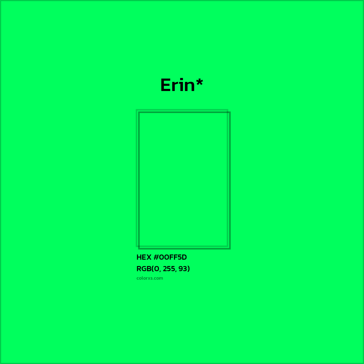 HEX #00FF5D Color Name, Color Code, Palettes, Similar Paints, Images